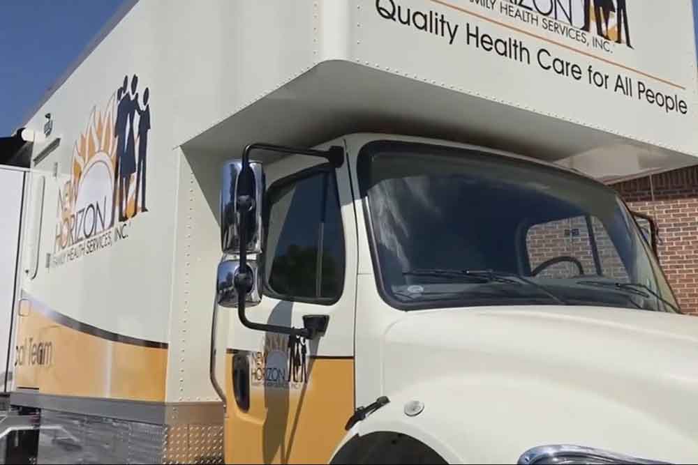 New Horizon Family Health Center, Care on Wheels vehicle